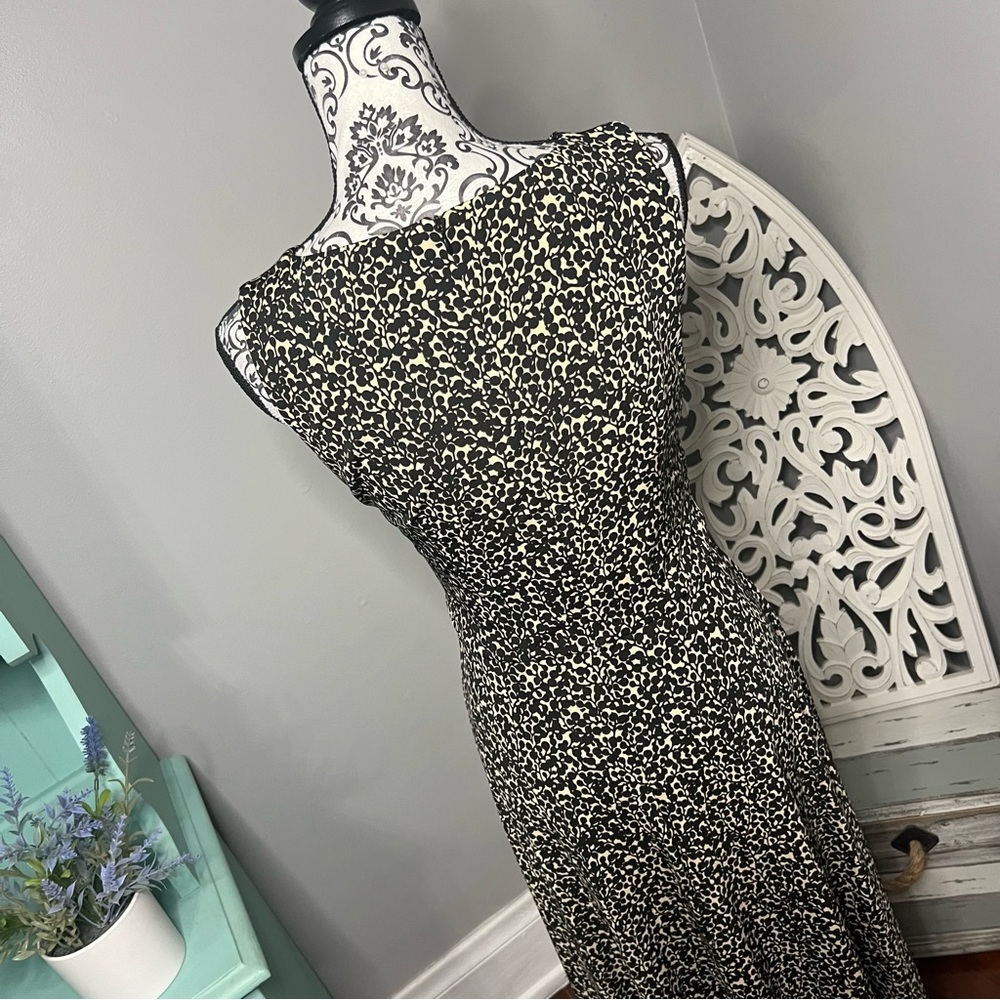 Jessica Howard Ditsy Floral Geo Sleeveless Dress Size 6 NWOT Wedding Guest - Picture 11 of 14